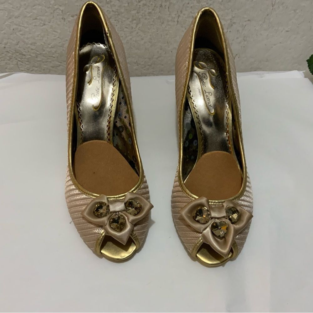Poetic License Shoes Open-Toe Heels “Girls Best Friend Size 6.5
